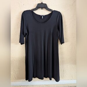 Eileen Fisher Black T-shirt Dress